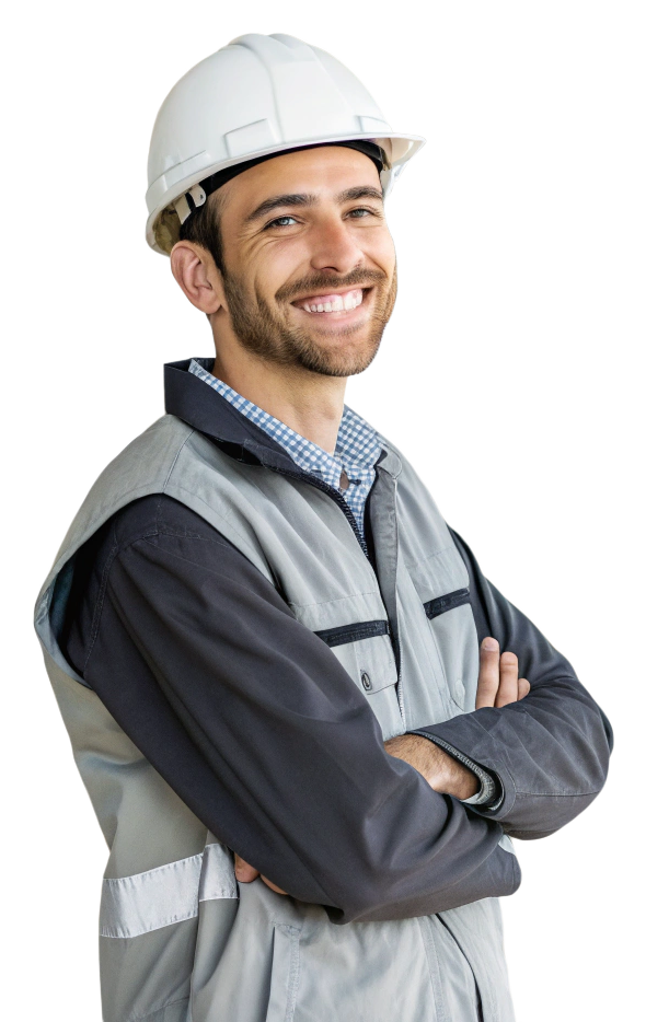 ingeniero con casco blanco de seguridad sonriendo (2)